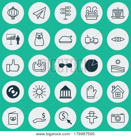 Set Of 25 Universal Editable Icons. Can Be Used For Web, Mobile And App Design. Includes Elements Such As Bugbear, Agrimotor, E-Trade And More.