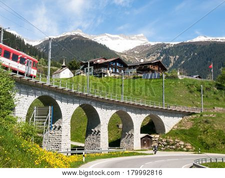 Bridge Of The Rhaetian Railway