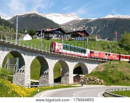 Bridge Of The Rhaetian Railway