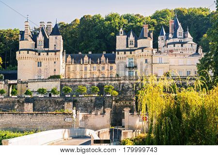 The chateau d'Usse, France. This castle is located in the Loire Valley and was built in the 15th century.
