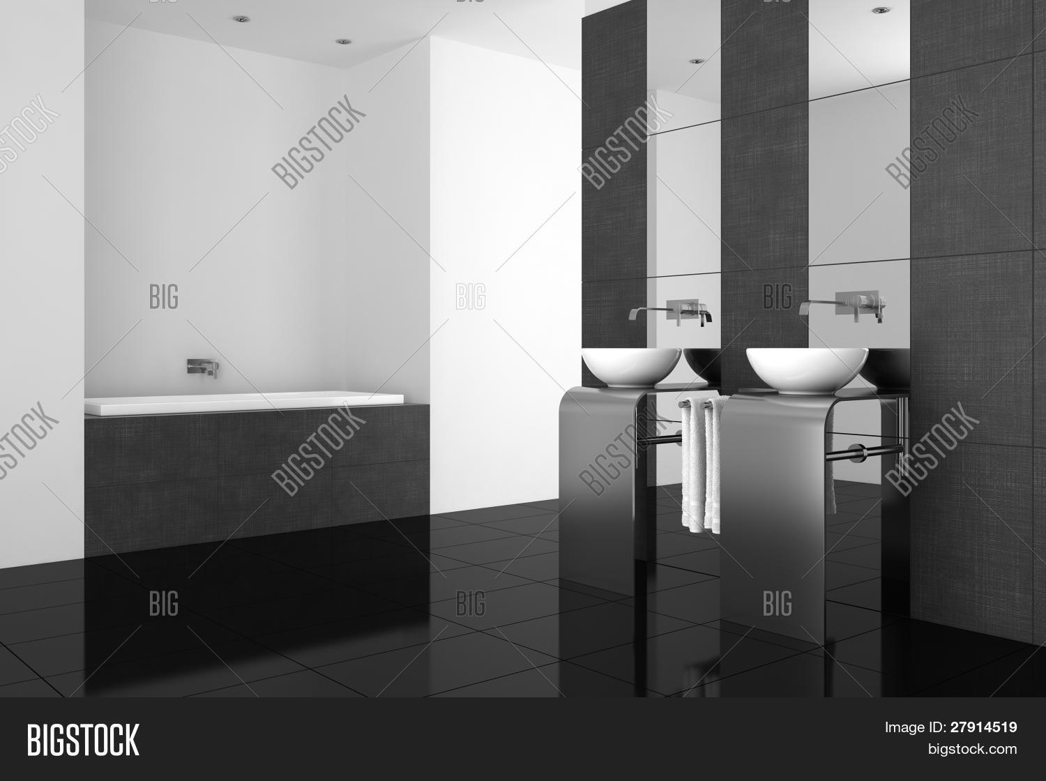 Modern Bathroom Double Image & Photo (Free Trial) Bigstock