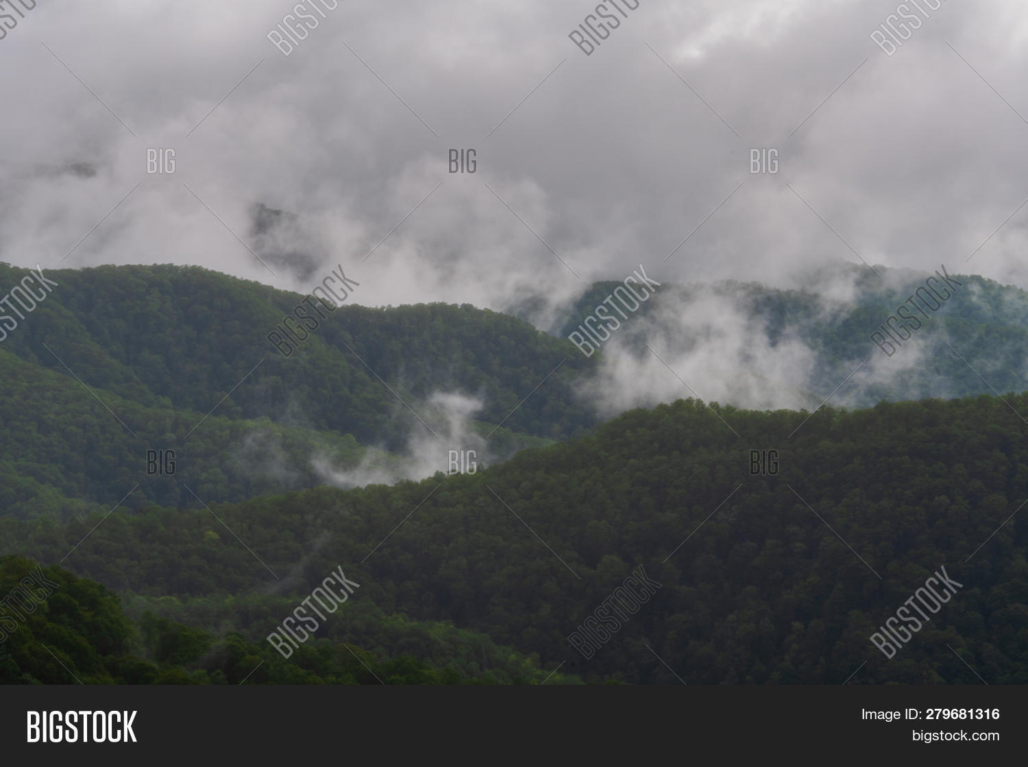 Whisps Fog Along Blue Image & Photo (Free Trial) | Bigstock