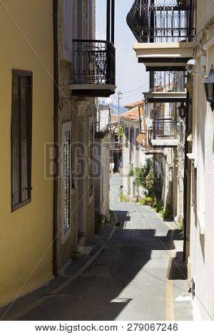 Pano Lefkara, Cyprus.  Mountain World Famous Village -  Place Of Folk Crafts,  National Heritage. Na