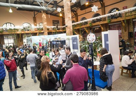 Baku, Azerbaijan, 12 January 2019: Coffee And Tea Festival In Baku, Barmen Competition