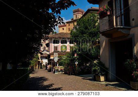 View Of The Castle Of Barolo, Home Of The Wine Museum,