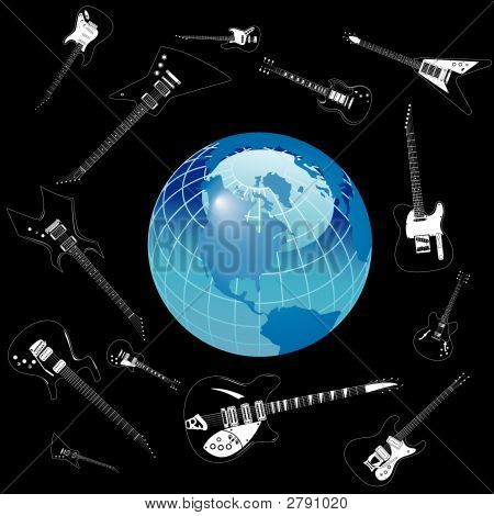 Globo fantasma guitarras
