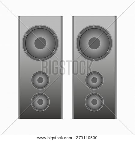 Two Columns On A White Background. Music. Vector Illustration. Eps 10.