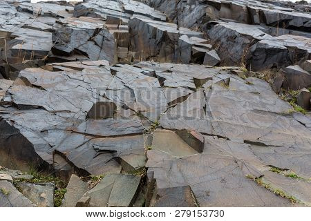 The Ancients Petroglyphs In Tamgaly Tash In Kazakhstan