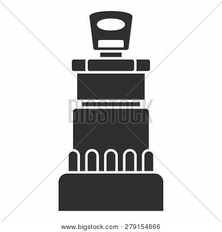 Car Ignition Lock Icon. Simple Illustration Of Car Ignition Lock Vector Icon For Web Design Isolated