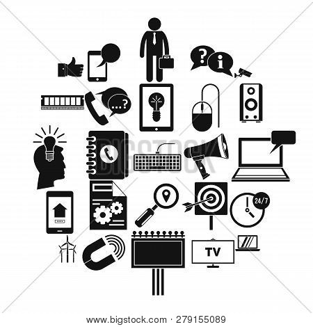 Serving The Server Icons Set. Simple Set Of 25 Serving The Server Vector Icons For Web Isolated On W