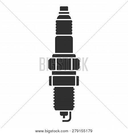 Car Spark Plug Icon. Simple Illustration Of Car Spark Plug Vector Icon For Web Design Isolated On Wh