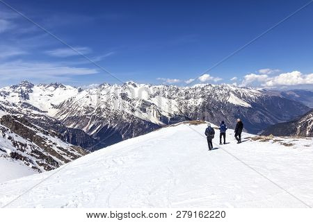 One Of The Mountains In The Climatic And Ski Resort Dombay