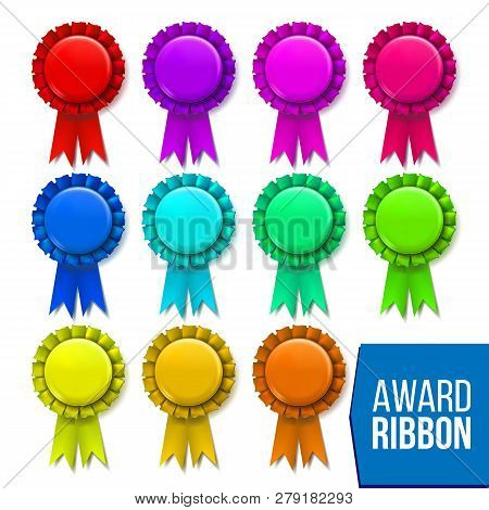 Award Ribbon Set Vector & Photo (Free Trial) | Bigstock