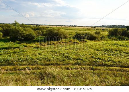 Paesaggio estivo vicino Stolin