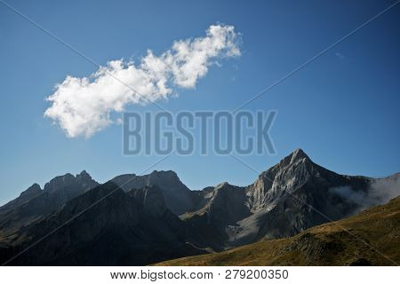 Peaks in Oza Valley, Pyrenees, Spain.