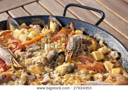 Paella riso