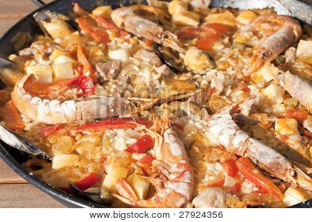 Paella riso