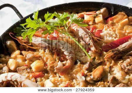 Paella riso