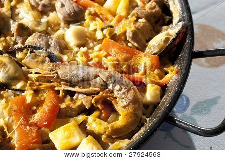 Paella riso
