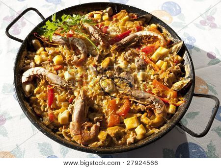Paella riso