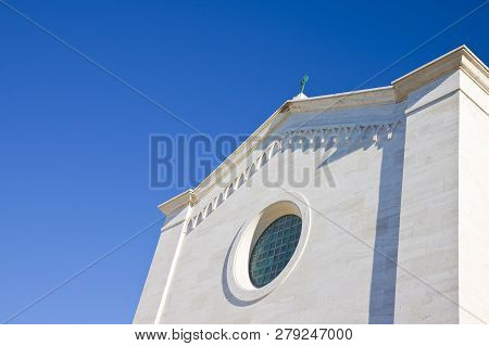 Italian Modern Murble Church - Toned Image With Copy Space