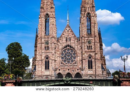 Reformee St Paul Church In Strasbourg, France