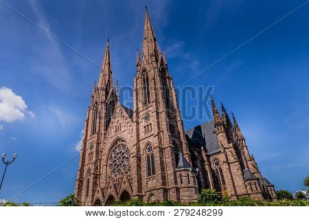 Reformee St Paul Church In Strasbourg, France