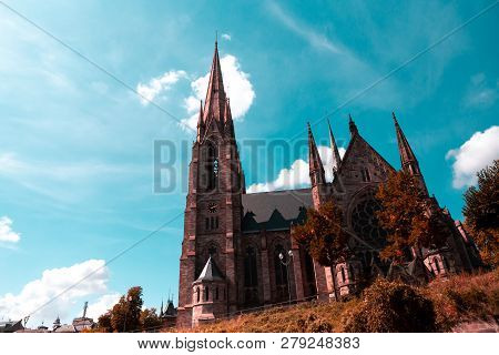 Reformee St Paul Church In Strasbourg, France