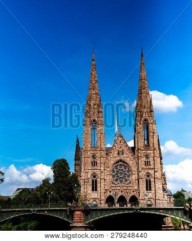 Reformee St Paul Church In Strasbourg, France