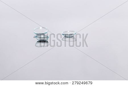 Contact Lenses On White Background 3