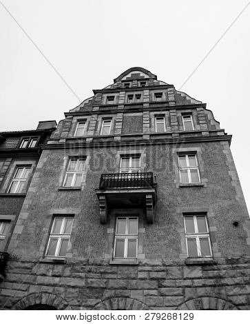 Poznan, Poland - November 21, 2018: Low View Of The Adam Mickiewicz University Building On The Swiet