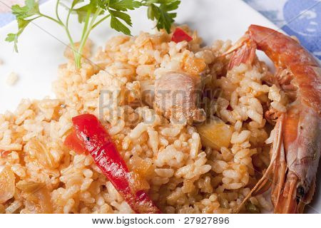 Paella riso