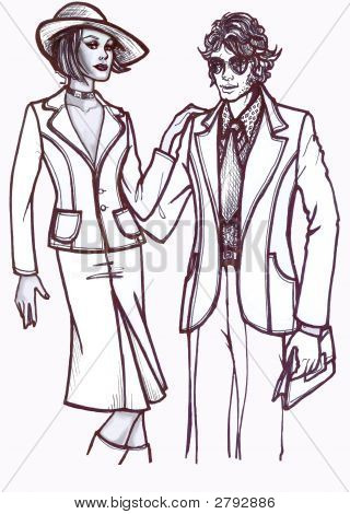 History Of Fashion: 70S Couple