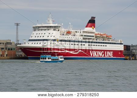 Helsinki, Finland - June 11, 2017: The Sea Cruise Ferry 