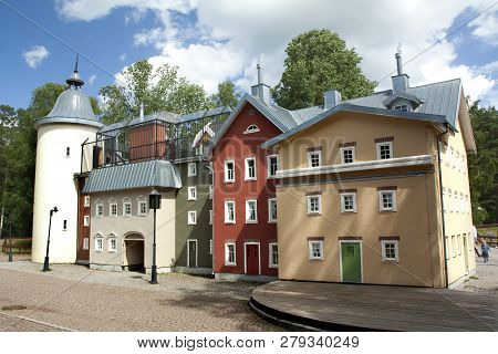 Vimmerby, Sweden - June 19, 2018- Astrid Lindgren World, Astrid Lindgren Varld Is A Theme Park. Karl