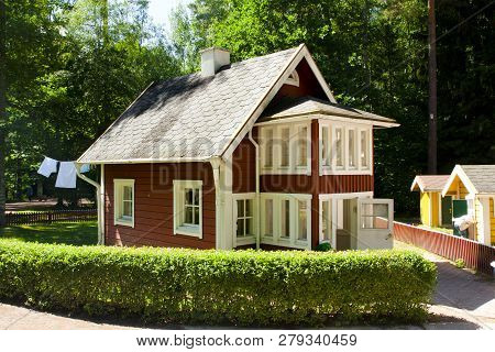 Vimmerby, Sweden - June 19, 2018- Astrid Lindgren World, Astrid Lindgren Varld Is A Theme Park.