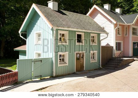 Vimmerby, Sweden - June 19, 2018- Astrid Lindgren World, Astrid Lindgren Varld Is A Theme Park.