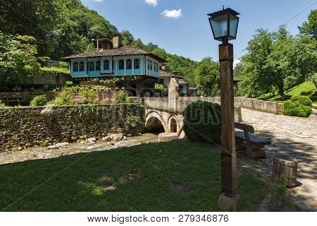 Etar, Gabrovo, Bulgaria- July 6, 2018: Old House In Ethno Village Etar (etara) Near Town Of Gabrovo,