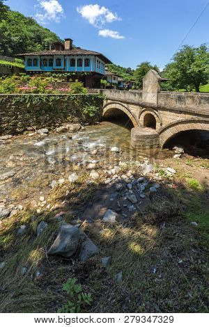 Etar, Gabrovo, Bulgaria- July 6, 2018: Old House In Ethno Village Etar (etara) Near Town Of Gabrovo,