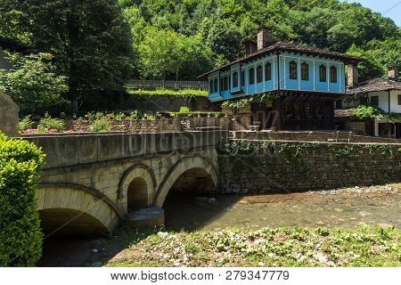 Etar, Gabrovo, Bulgaria- July 6, 2018: Old House In Ethno Village Etar (etara) Near Town Of Gabrovo,