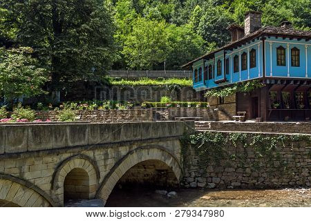 Etar, Gabrovo, Bulgaria- July 6, 2018: Old House In Ethno Village Etar (etara) Near Town Of Gabrovo,
