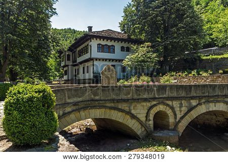 Etar, Gabrovo, Bulgaria- July 6, 2018: Old House In Ethno Village Etar (etara) Near Town Of Gabrovo,