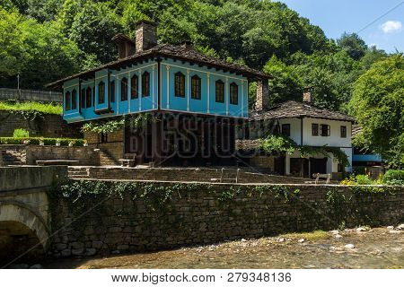 Etar, Gabrovo, Bulgaria- July 6, 2018: Old House In Ethno Village Etar (etara) Near Town Of Gabrovo,