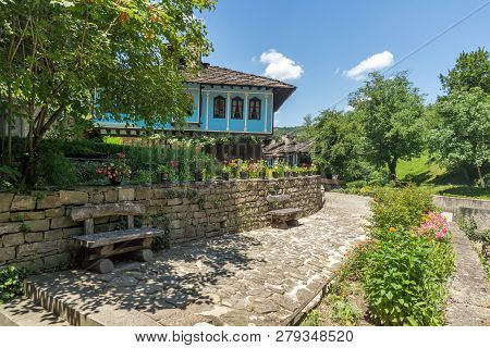 Etar, Gabrovo, Bulgaria- July 6, 2018: Old House In Ethno Village Etar (etara) Near Town Of Gabrovo,