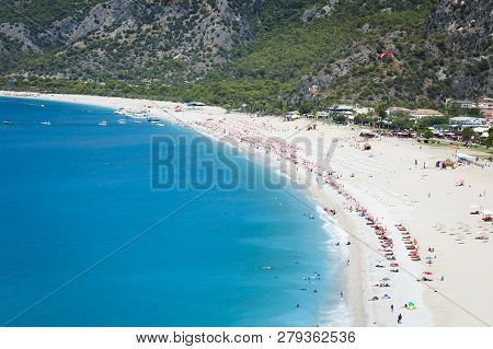 Horizontal Photo Of Belcekiz Beach At Fethiye