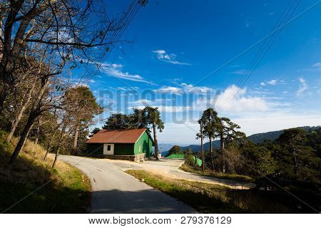 Troodos Mountains On Cyprus Island