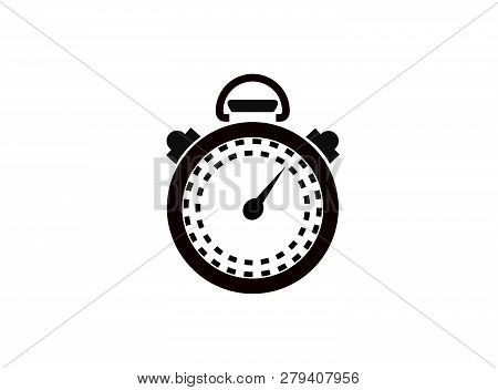 Chronometer Timer Symbol For Countdown Logo Design