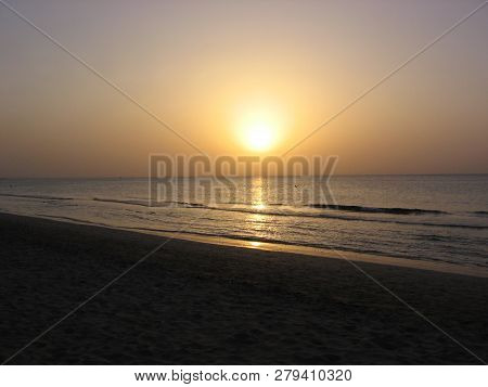 Greece Sunset In Noi Poroi, Greece, Europe Summer 2018