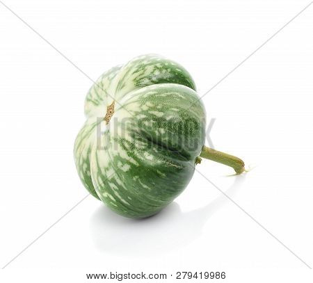 Thai Eggplant Or Yellow Berried Nightshade On White Background Thai Eggplant Vegetable Isolated