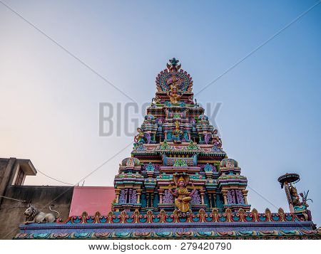 Hindu Temple At Chikmagalur